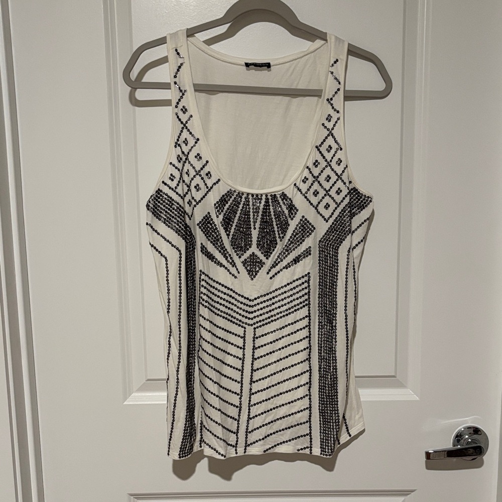 Express Sequin Detail Tank Top